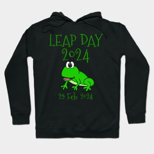 Leap Day 2024 Frog Hoodie